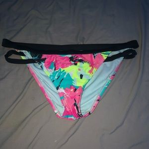 Very cute floral neon bikini bottom